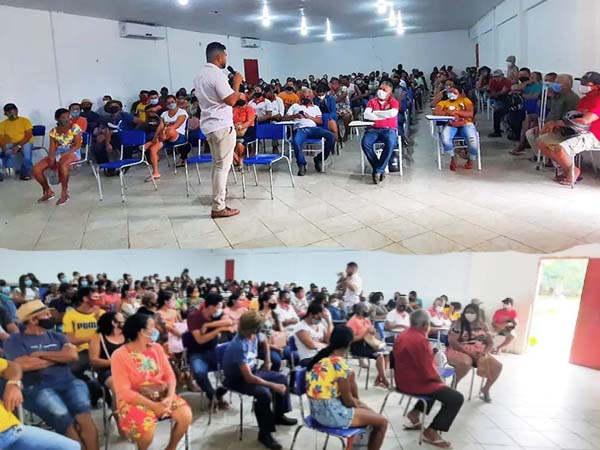 Reunião com cadastrados no programa Garantia Safra